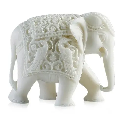 White Marbel Elephant
